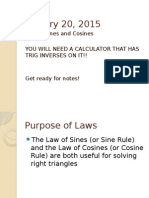 day 10 - law of sines and cosines notes