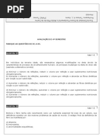 Avaliação Do 4º Bimestre