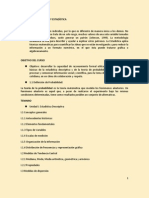 Curso de Probabilidad y Estadística Uaq