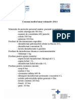 Estimativ Consum Lunar Materiale de Curatenie