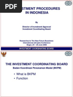 Download Investment Procedure in Indonesia by ivan ara SN25321486 doc pdf