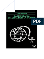 La Geografia_un Arma Para La Guerra - Yves Lacoste