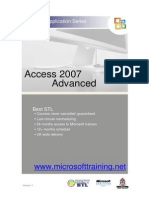Access 2007 Advanced Best STL Training Manual