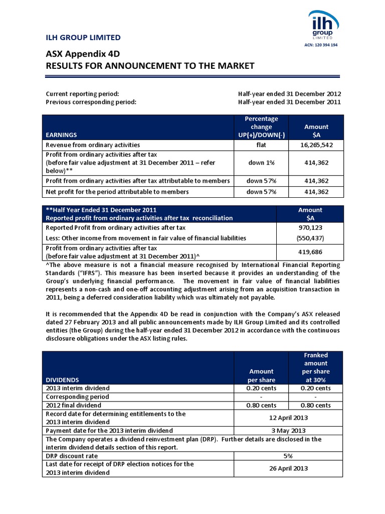 174.ASX IAW Feb 27 2013 17.36 Half Yearly Report and Accounts ...