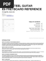 Download Pedal Steel Guitar E9 Fretboard Reference _DRAFT5pdf by dio rospaccio SN253229567 doc pdf