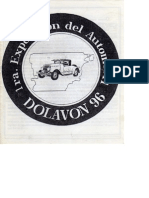 1ra Exposicion Del Automóvil de Dolavon 1996