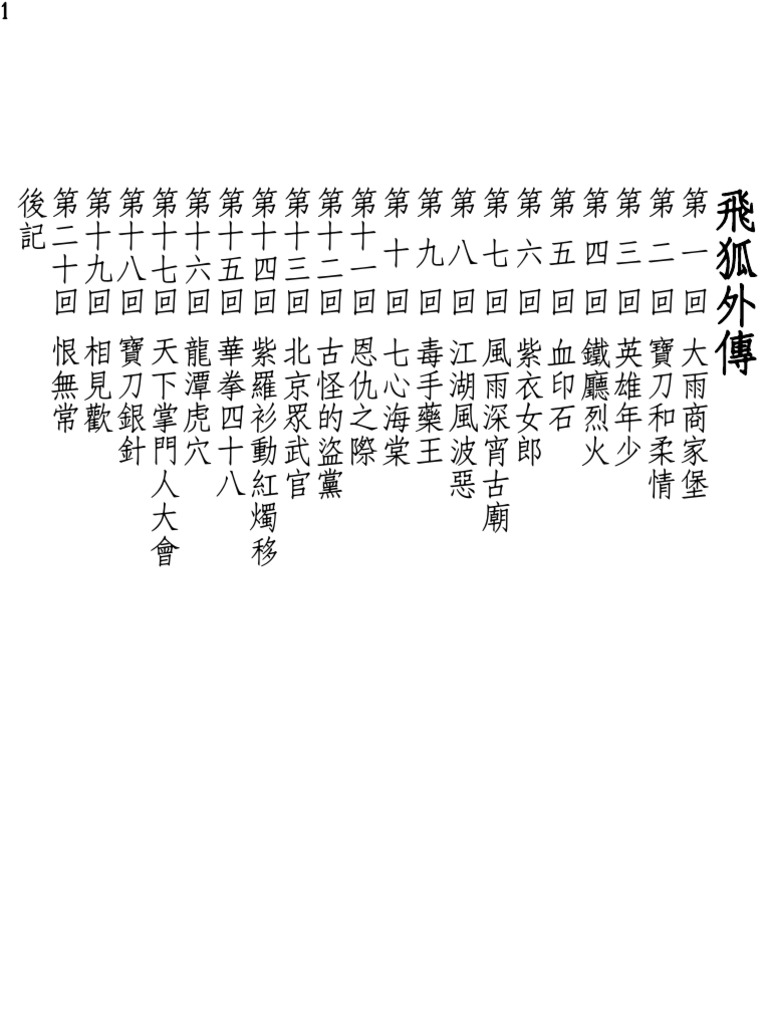 飛狐外傳