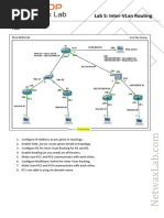 Lab 5: Inter-Vlan Routing: Topology