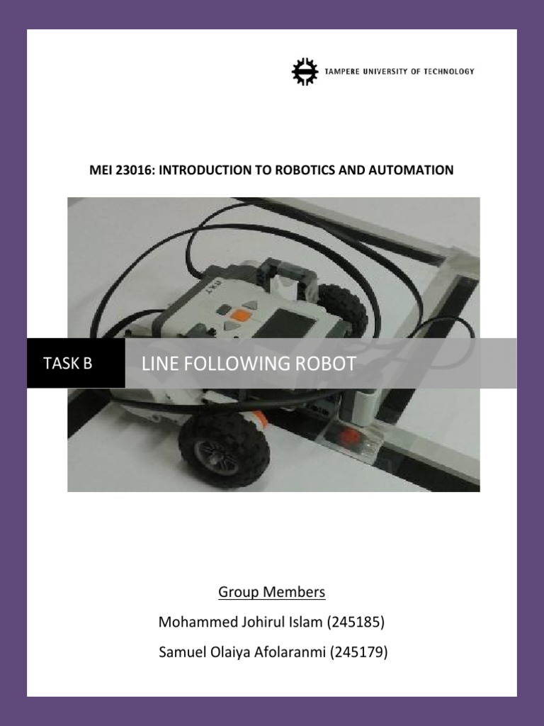 NXT Line Following Robot Project | PDF | Subroutine | Robot