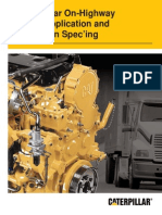 Caterpillar on-Highway Truck Application and Drivetrain Spec'Ing
