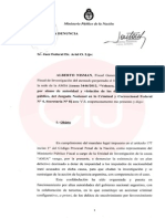 DiarioVeloz.com - Se publicó la denuncia completa de Nisman