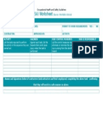 Job Safety Analysis (JSA) Worksheet: Each JSA Must Be Site Specific