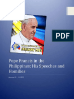 Pope Francis in The Philippines - Speeches and Homilies