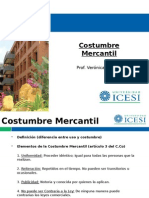 Costumbre Mercantil-Empresarial