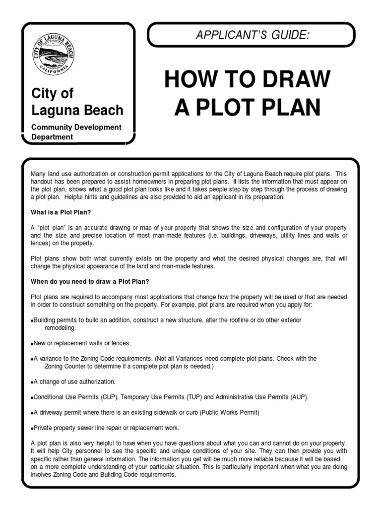 How to Draw a Plot Plan Combined | Zoning | Land Lot