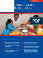 Planning Meals For Toddlers: Learning Points