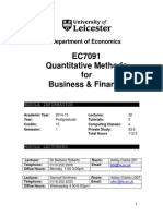 EC7091 Module Outine 2014-15