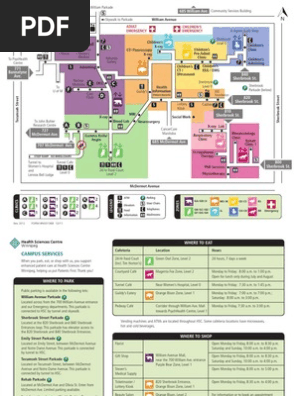 Map Of Hsc Winnipeg Map H Sc Hallway | Pdf | Clinical Medicine | Health Care
