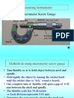 Micrometer Screw Gauge