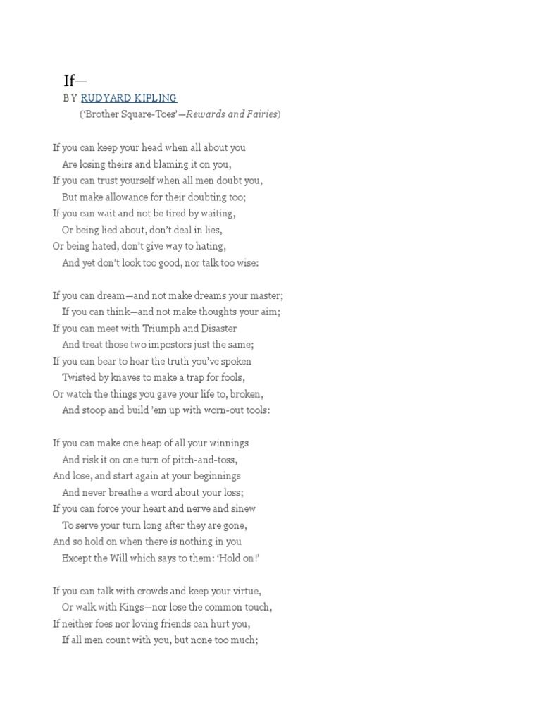 Rudyard Kipling's 