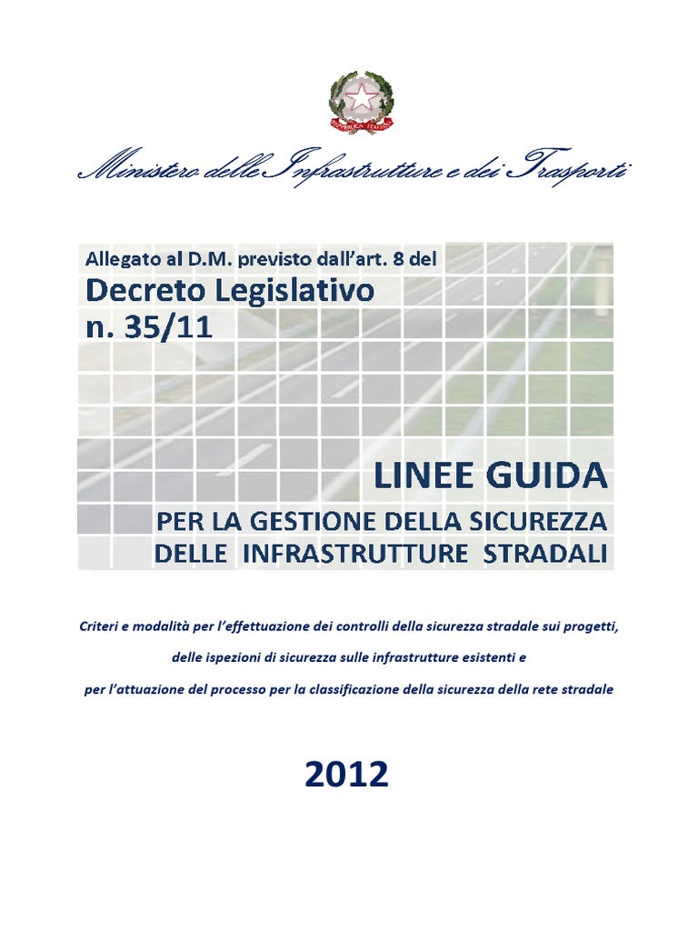 Linee Guida Per La Gestione Della Sicurezza Delle Infrastrutture ...