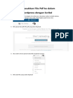 Memasukkan File PDF Kedalam Blog Wordpress Dengan Scribd