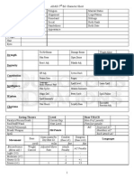 Basic AD&D 2 Ed Character Sheet