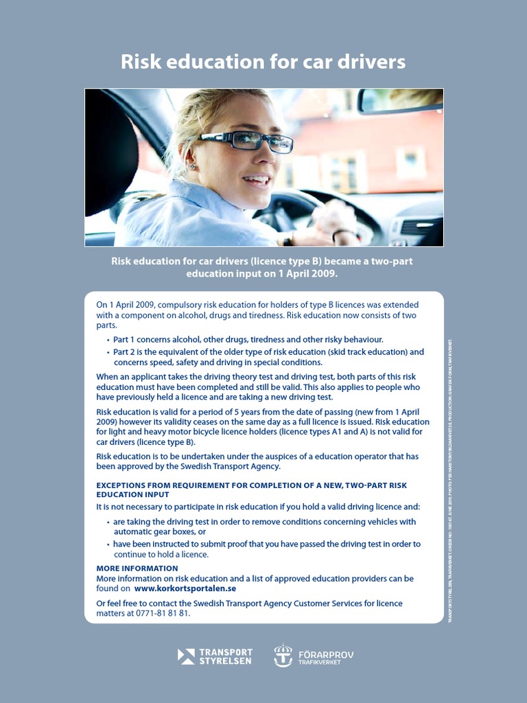 Risk Education for Car Drivers | PDF | Business | Finance & Money ...