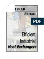 Efficient Industrial Heat Ex Changers - Seminar Report