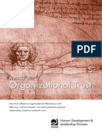 A Primer On Organizational Trust