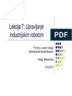 Upravljanje Industrijskim Robotom PDF