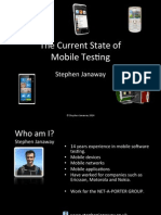The Current State of Mobile Testing by 