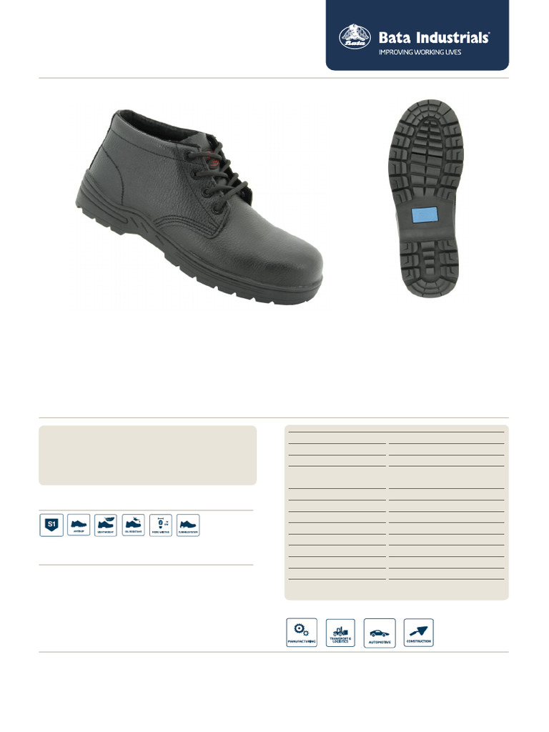 Bata Kenya Industrials Catalogue | Shoe | Leather