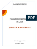 [Eugeniu Niculae] Siruri de Numere Reale (Culegere de Probleme) (1)