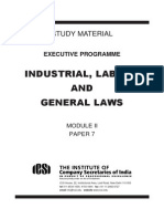 Industrial, Labour and General Laws 