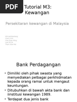 Bank Perdagangan
