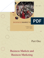 Business Markets and Business Marketing