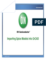 SPICE Importing Models Into ORCAD - On Semiconductor