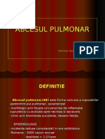 Abcesul Pulmonar - Curs