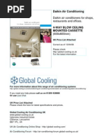 Daikin Air Conditioning Brochure & UK Prices