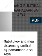 Sistemang Politikal NG Asya