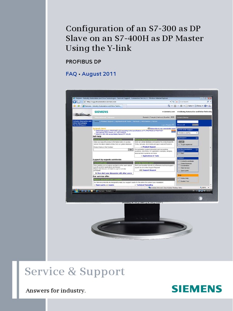Siemens Master Slave Example | Download Free PDF | Input/Output | Computing