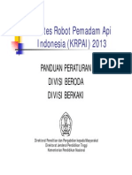 Panduan Aturan Divisi Beroda Dan Berkaki KRPAI 2013