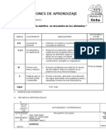 Sesiones de Aprendizaje - Modelo