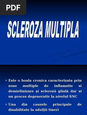 Scleroza Multipla