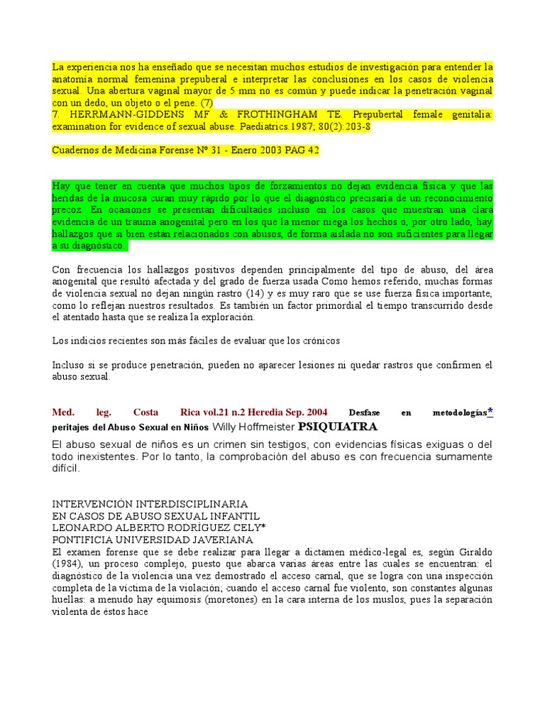himen 0 5 cm pdf abuso sexual violencia
