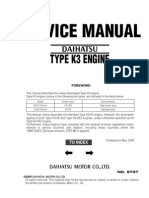 2006 Daihatsu Terios Engine Service Manual