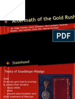 aftermath of the gold rush