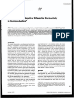 Superlattice and Negative Differential Conductivity in Semiconductors