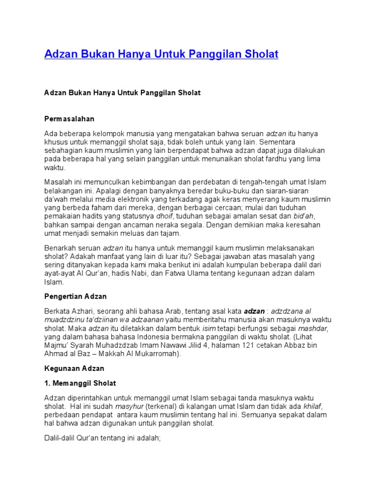 Bacaan Adzan Pada Bayi Baru Lahir